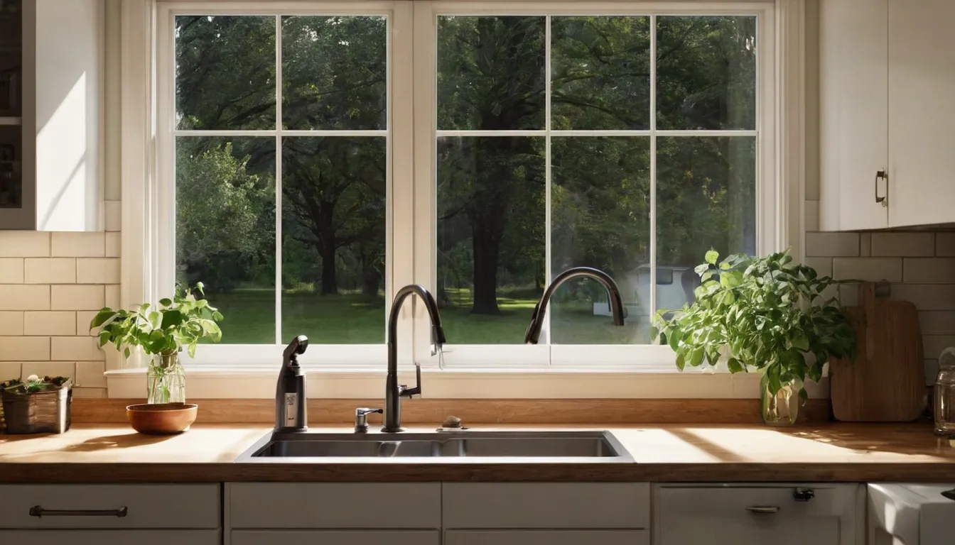 A provider inspecting a wall near a kitchen sink in a the Arcadia area home